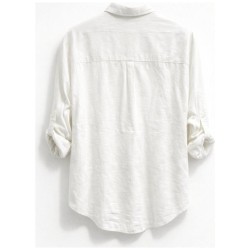 Blouse Chemise Lin Viscose Oversized Femme | Style Chic 2