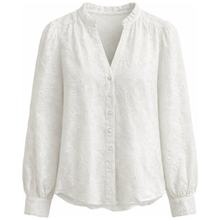 Blouse Broderies Ginkgo Ivoire – TOM TAILOR