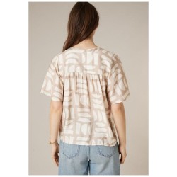 Blouse DORLANE BL W – Imprimé Géométrique | DEELUXE 2