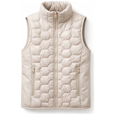 Gilet Matelassé Beige Femme TOM TAILOR | Padded Vest