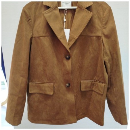 Veste Blazer Camel Grace & Mila - Coupe Structurée Chic