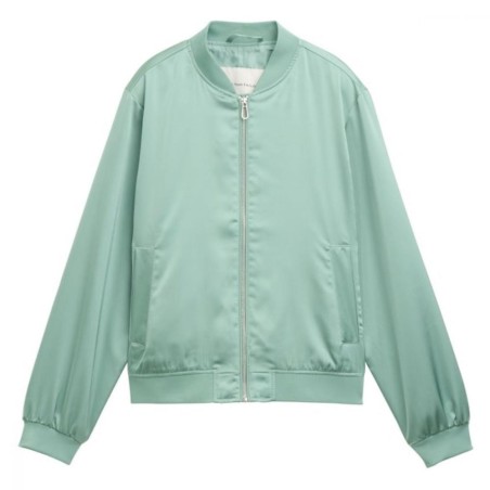 Bomber Jacket Dust Green TOM TAILOR – Vert Sauge