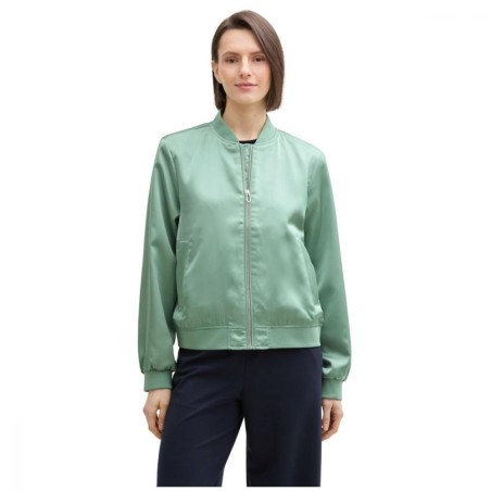 Bomber Jacket Dust Green TOM TAILOR – Vert Sauge