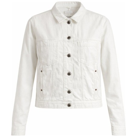 Blouson Denim Écru Coupe Ajustée — Le Petit Baigneur