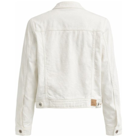 Blouson Denim Écru Coupe Ajustée — Le Petit Baigneur