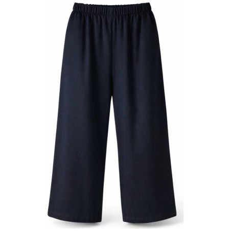 Pantalon Large Fluide Bleu Marine Imperial