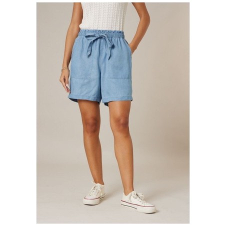 Short Bermuda SHARMY ST W Deeluxe | Chambray Lyocell