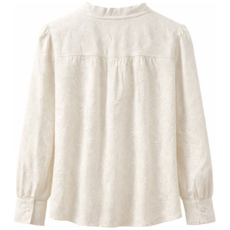 Blouse Broderies Ginkgo Ivoire – TOM TAILOR
