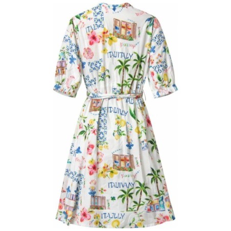Robe Chemise Imprimé Méditerranée — K DESIGN
