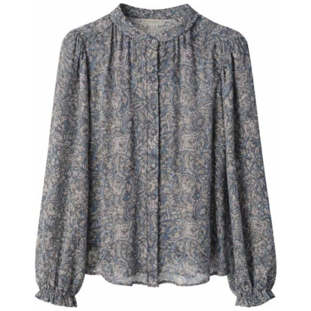 Chemisier Ciel Paisley Bohème – Polyester Recyclé