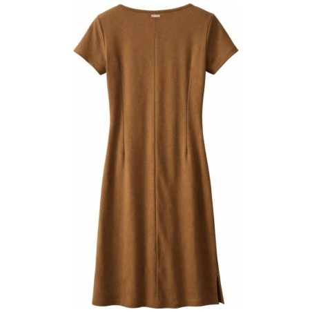 Robe Midi Camel Nœud Drapé — Mise au Green