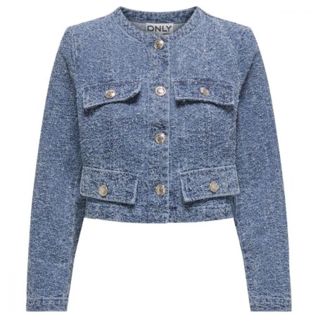 Veste Denim Bouclée Only Onlamaya | Style Chanel Chic