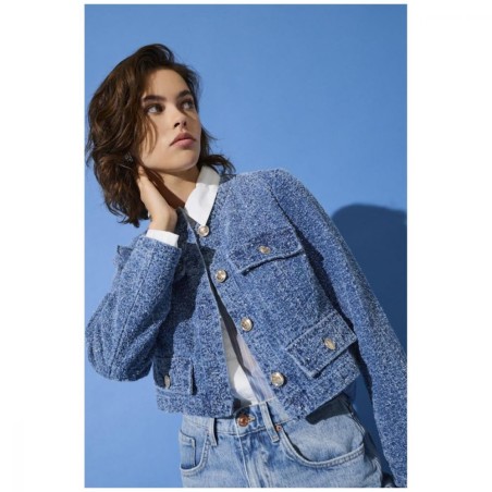 Veste Denim Bouclée Only Onlamaya | Style Chanel Chic