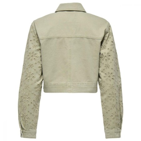Veste Courte Crochet Only Onlelsa Vert Kaki