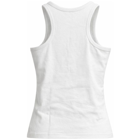 Débardeur Côtelé Brodé Blanc  JJXX