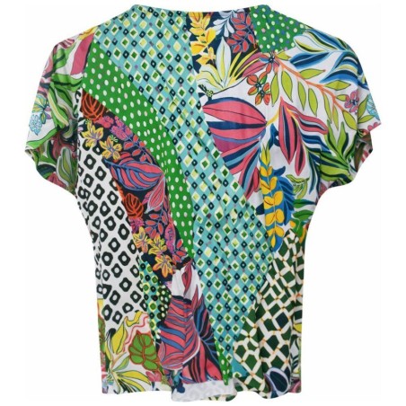 Top Manches Courtes Elaia Tinta – Imprimé Tropical Lima