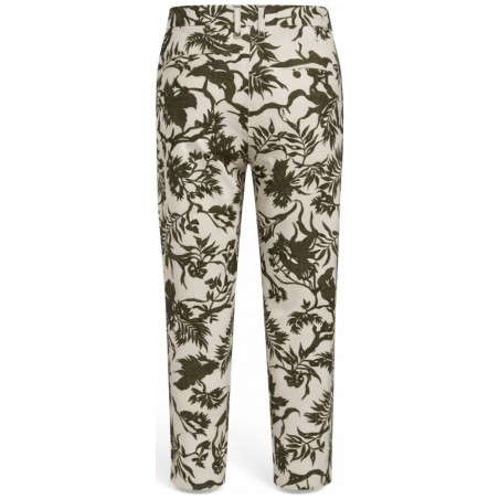 Pantalon Kiana Tinta Kaki - Imprimé Tropical Femme