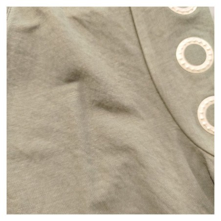 Tee-Shirt Hibisco Kaki Rivets Dorés - Tinta Bariloche