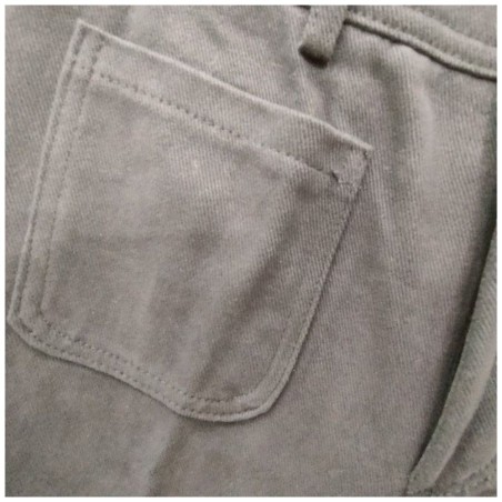 Pantalon Wide-Leg Coton Bleu Marine — R2 Amsterdam