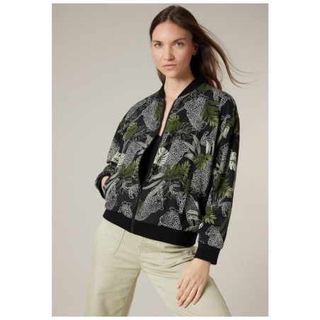 Bomber Jungle DEELUXE- Imprimé Léopard Tropical