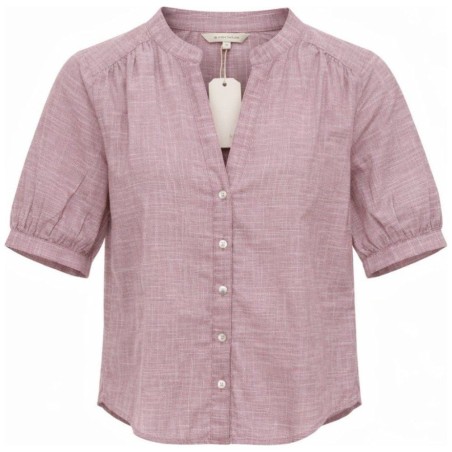Blouse Slub Structure TOM TAILOR | Coton 100% Rosé