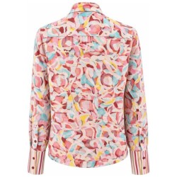Chemisier Floral Cintré Angela LA CIBLE ROUGE - 100% Coton 2